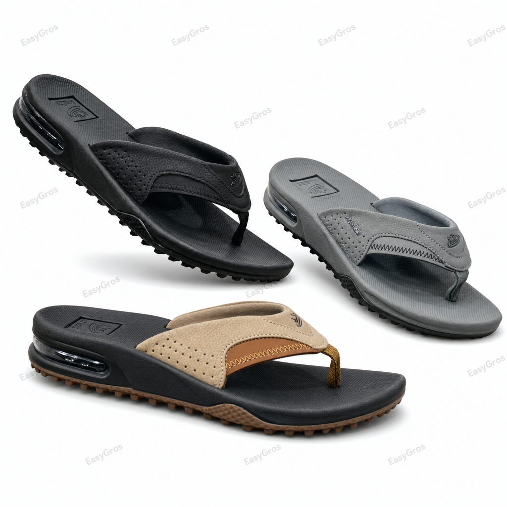 Analiza AN10 Men's Air-Heel Flip-Flops 40-44 | 24pcs/Crate