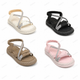 Girls’ Rhinestone Elastic Sandals LV-9/LV-10 | 26-36 | 24pcs