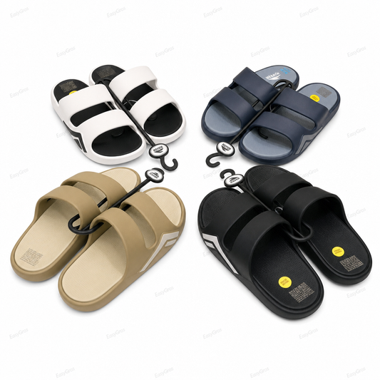 REFER HF-004 Men's Two-Strap Slides 40-44 (24pcs/crate)