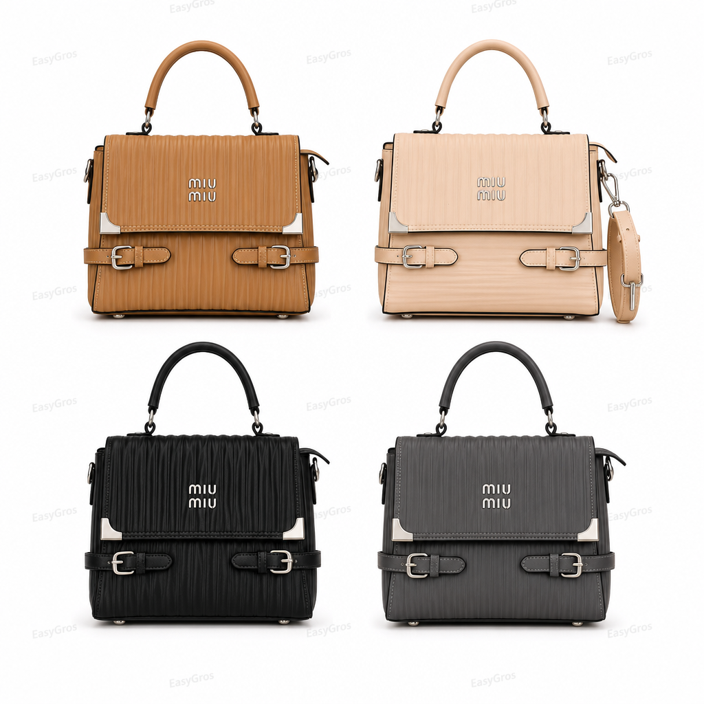 Wholesale Quilted Top-Handle Satchel, 4 Colors, 30pcs/Crate