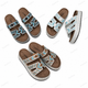 Women's Beaded Platform Slides 36-40 | 24prs/Crate (SKU 259-7)