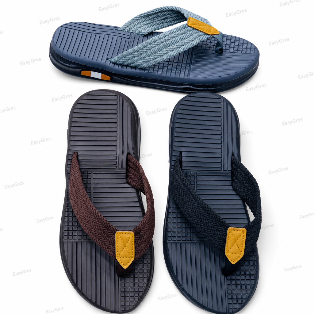 Nora RIKANR MR-2175 Men’s Braided Flip-Flops 40-44 (24pcs)