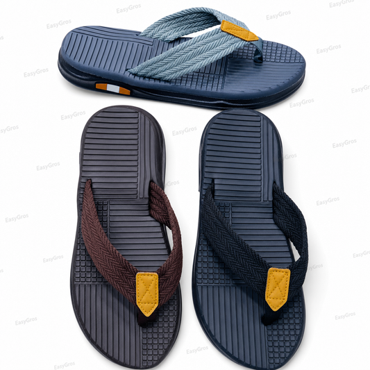 Nora RIKANR MR-2175 Men’s Braided Flip-Flops 40-44 (24pcs)