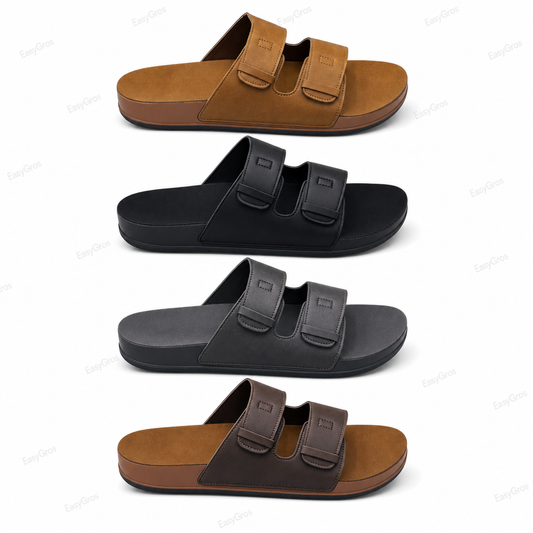 Analiza AN13 Men's Slide Sandals 40–44, 4 Colors, 24pcs/Crate